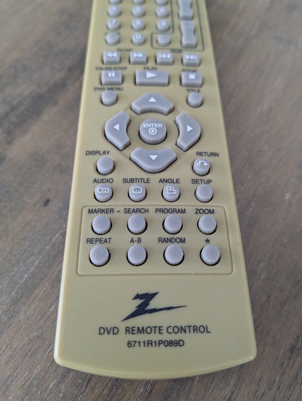 Zenith DVD Remote Control